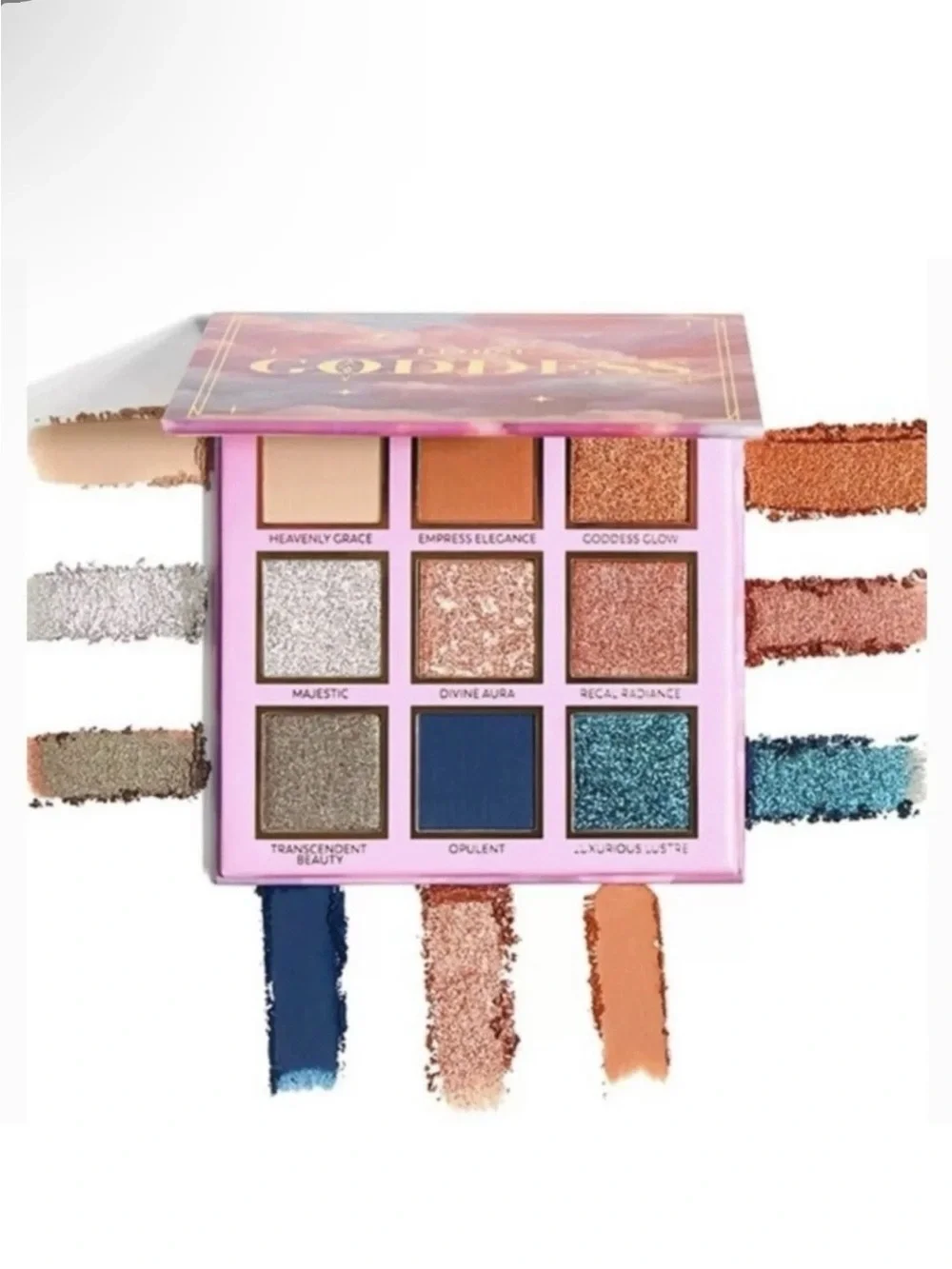 Goddess Eyeshadow Palette by LOISE — Pink Purple Cloud Design
